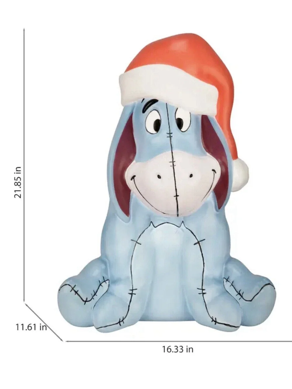 Disney EEYORE Winnie the Pooh Blow Mold 22 Inch Christmas Blow Mold Gemmy NEW
